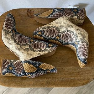 Steve Madden Snake Booties